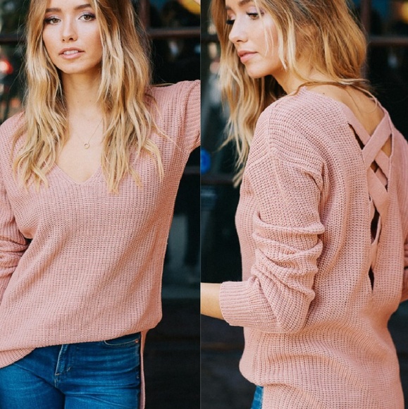 Sweaters - BLUSH SWEATER